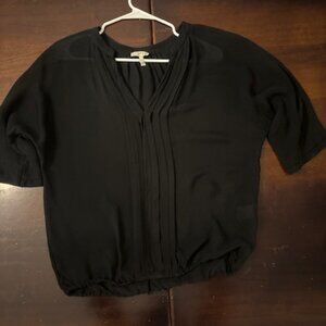 Joie Black Short Sleeve Blouse